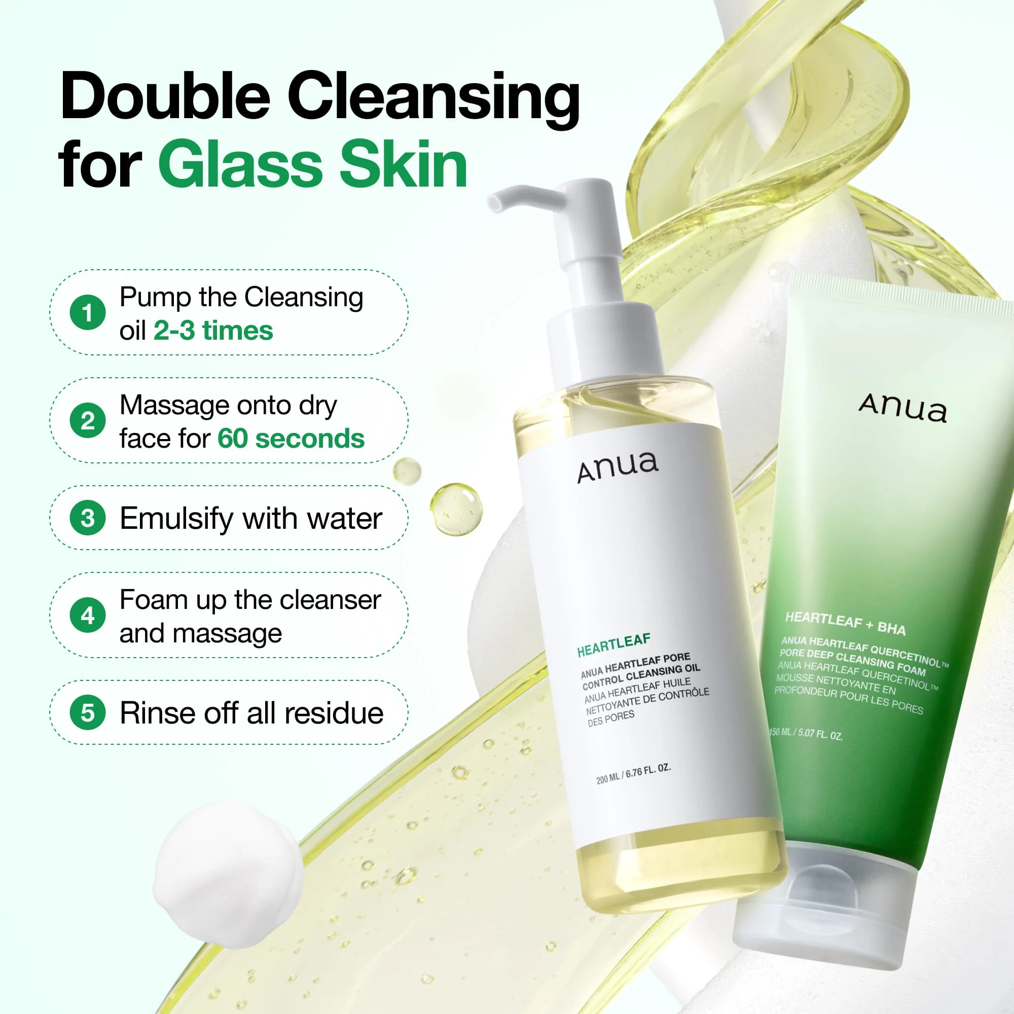 Anua Heartleaf Pore Control Cleansing Oil - 200 ml — view 3