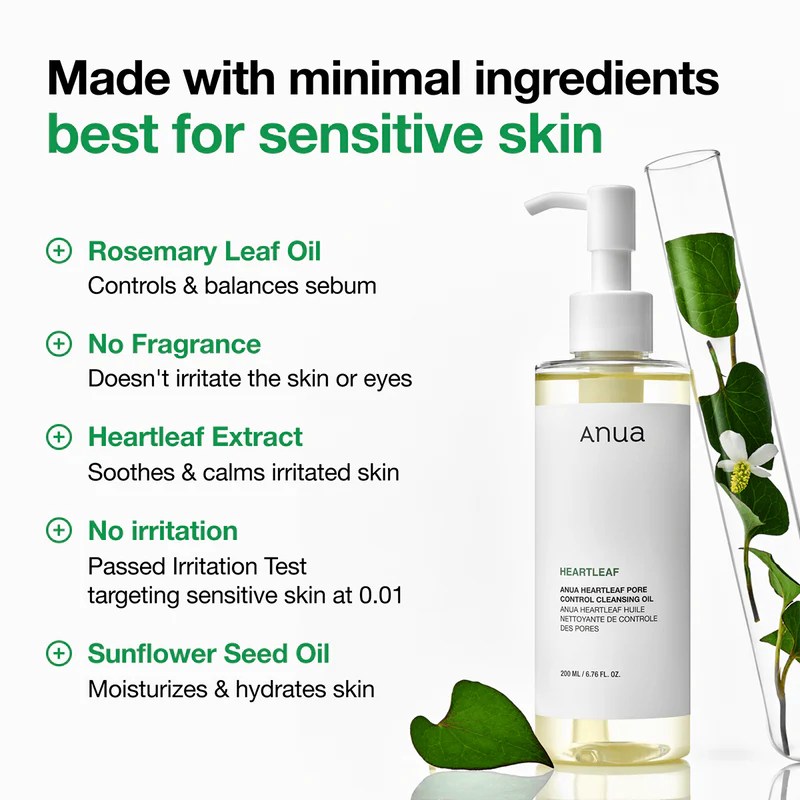 Anua Heartleaf Pore Control Cleansing Oil - 200 ml — view 5