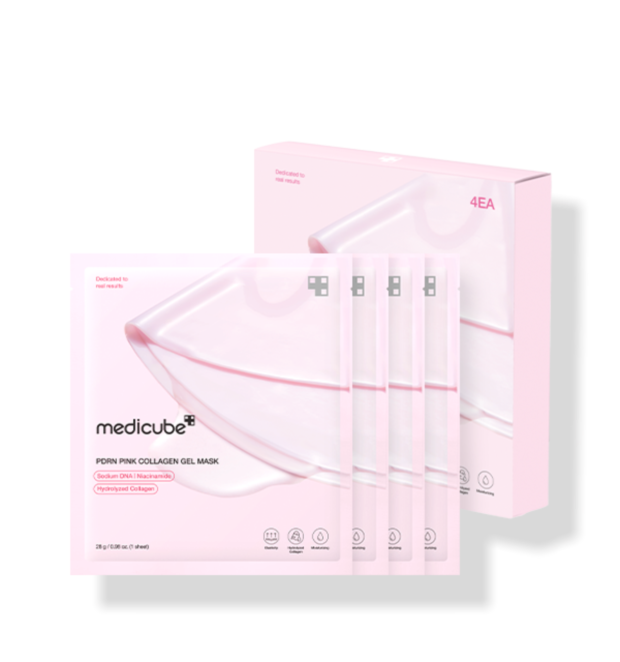 PDRN Pink Collagen Gel Mask (4 Sheets) — view 2